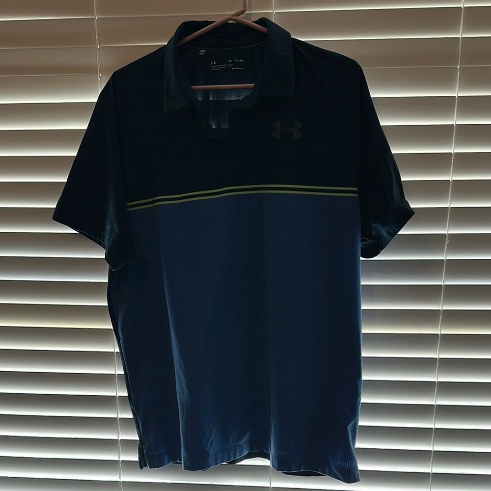 Under Armour Men's Blue Polo Shirt